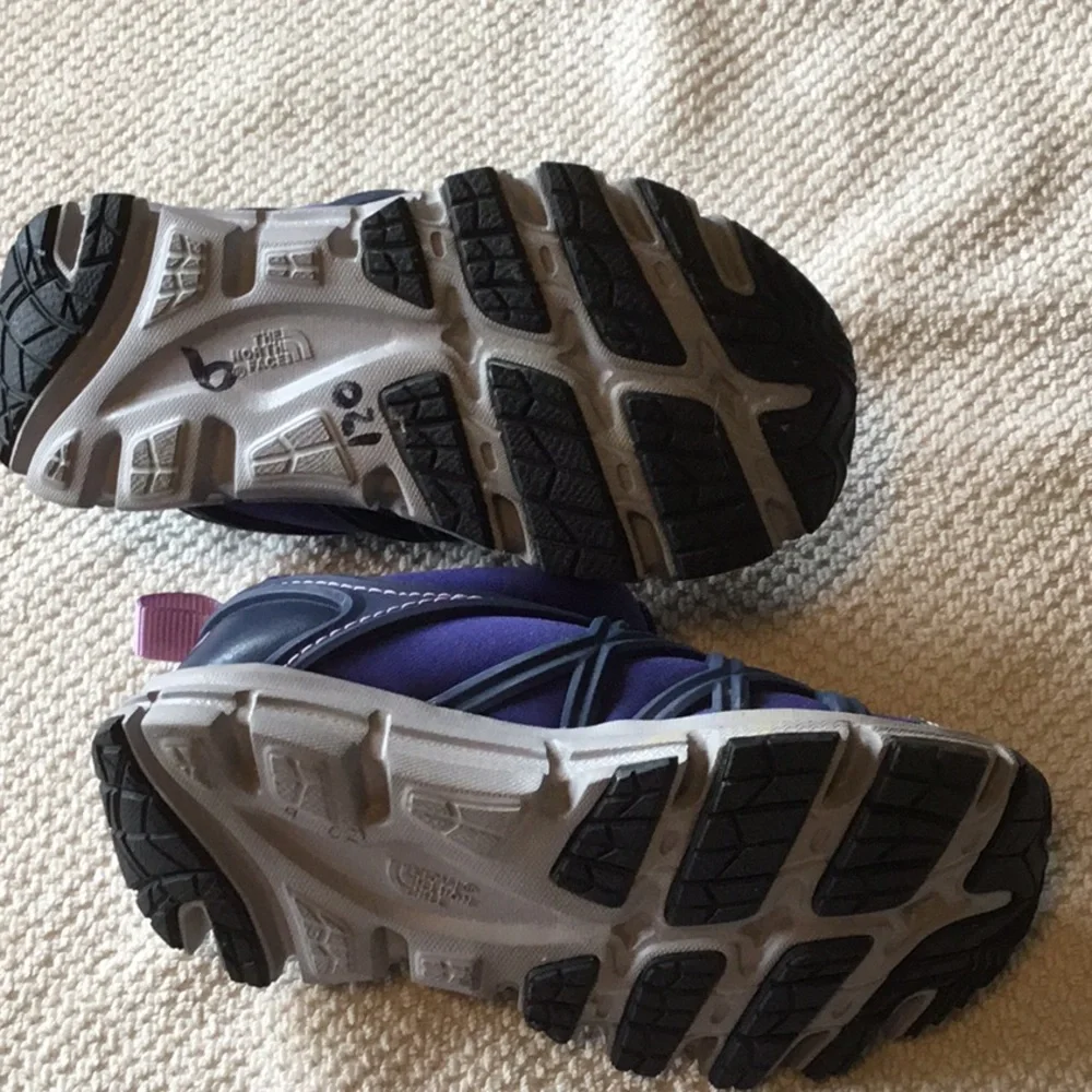 The North Face Kids Purple & Navy Slip-On Sneakers